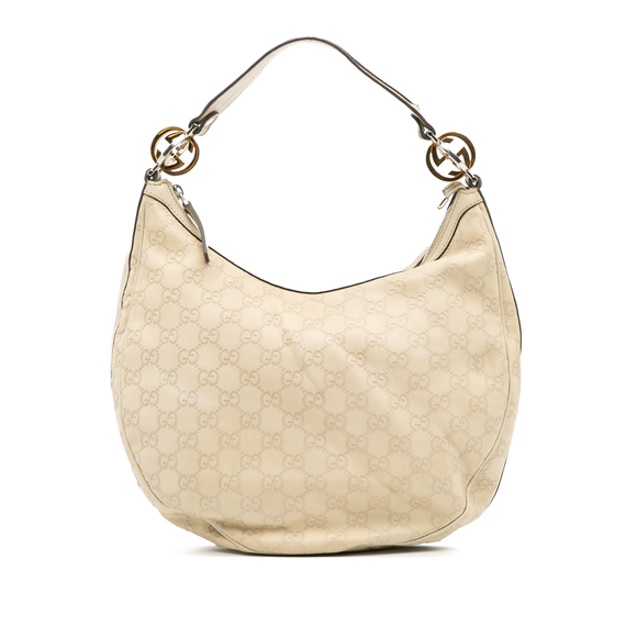Pre-Loved Gucci Medium Guccissima Twins Hobo - Picture 1 of 12